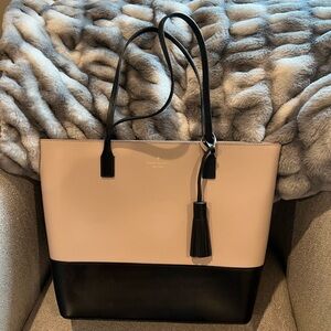 Kate Spade Black and Tan Tote Bag